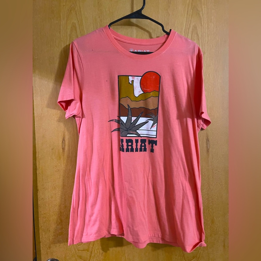 Coral Ariat desert t-Shirt XXL